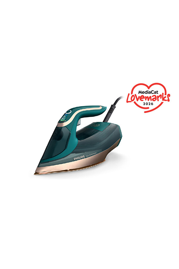 Philips 8000 Serisi Azur Buharlı Ütü Sıfır Yanık 240g Turbo şok buhar 80 g/dk 3000W DST8030/70