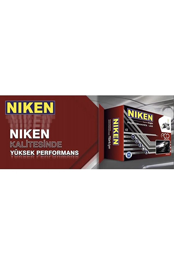 Ni̇ken Eco Seri̇si̇ 8000 Lümen H7 / H4 / H11 / H1 / H10 / 9005 / 9006 Led Xenon Far Ampulü