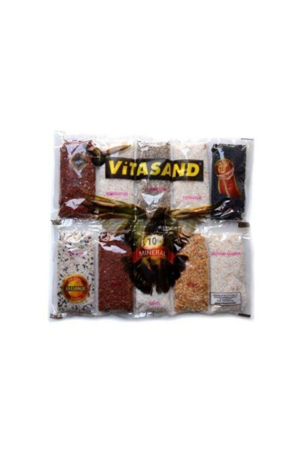 Vi̇tesand Güverci̇n Dört Mevsi̇m Yemi̇ 3 Kg + Vi̇tesad Kuş Mi̇neralli̇ 1 Kg  10 Bölmeli̇