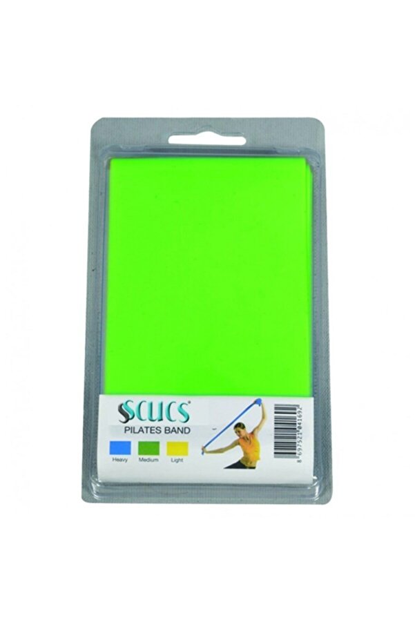 Scucs Yeşi̇l 8X120 Cm Orta Sert Pi̇lates Bandı