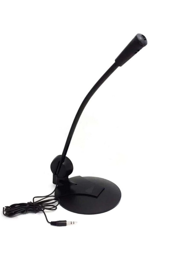 Tastech Masaüstü Standlı Bilgisayar Mikrofonu 3.5 MM Jack Girişli PC Microphone Youtuber Mikrofon