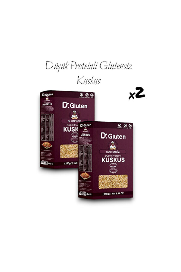Glutensi̇z Kuskus 2 Adet Düşük Protei̇nli̇ Vegan Ve Laktozsuz 250 G