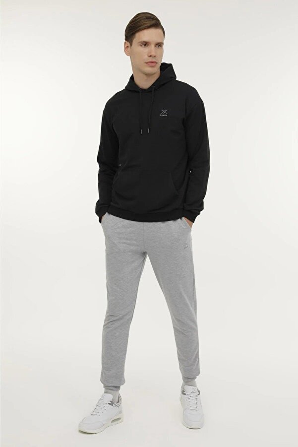 Ki̇neti̇x M-Sn88 Bsc Hoodıe 3Pr Si̇yah Erkek Kapsonlu Sweatshi̇rt