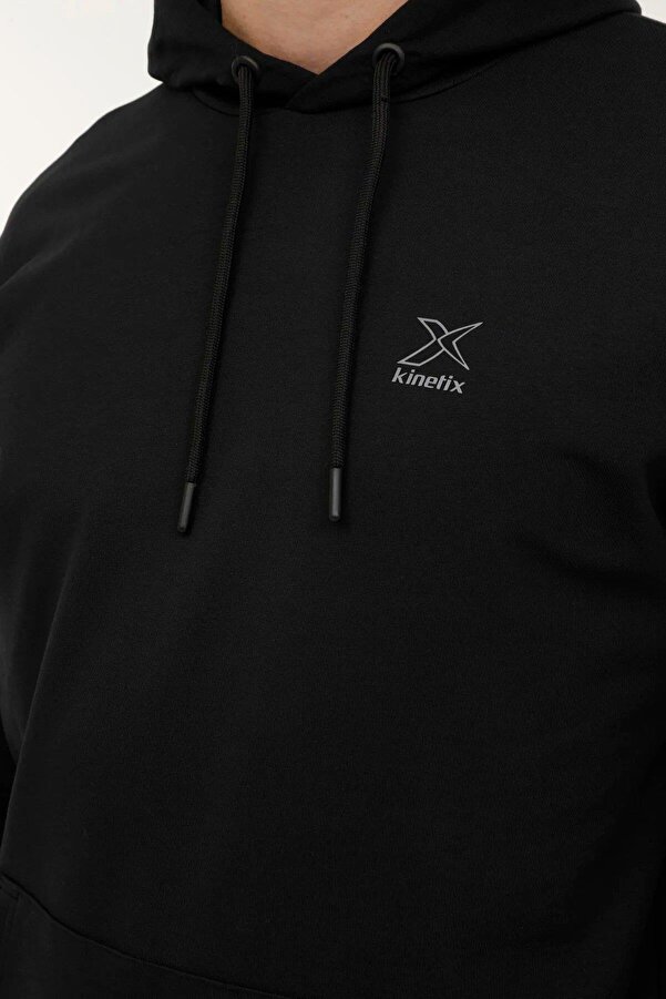 Ki̇neti̇x M-Sn88 Bsc Hoodıe 3Pr Si̇yah Erkek Kapsonlu Sweatshi̇rt