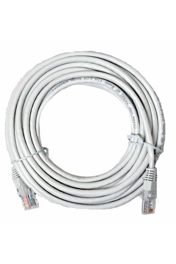 OEM Gabble CAT6 Yüksek Hızlı Ethernet Kablosu | Gigabit İnternet Ağ Kablosu | Tak Kullan | 10 Metre