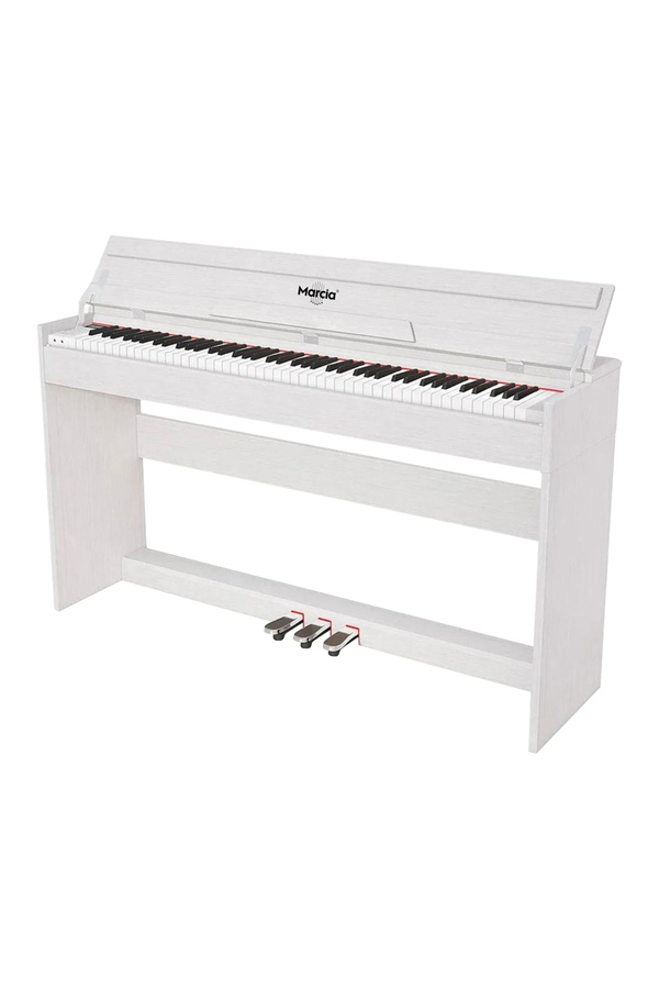 Marci̇a Mk-800 Wh Di̇ji̇tal Konsol Pi̇yano (Tuş Hassasi̇yetli̇, 88 Tuşlu, Kapaklı)