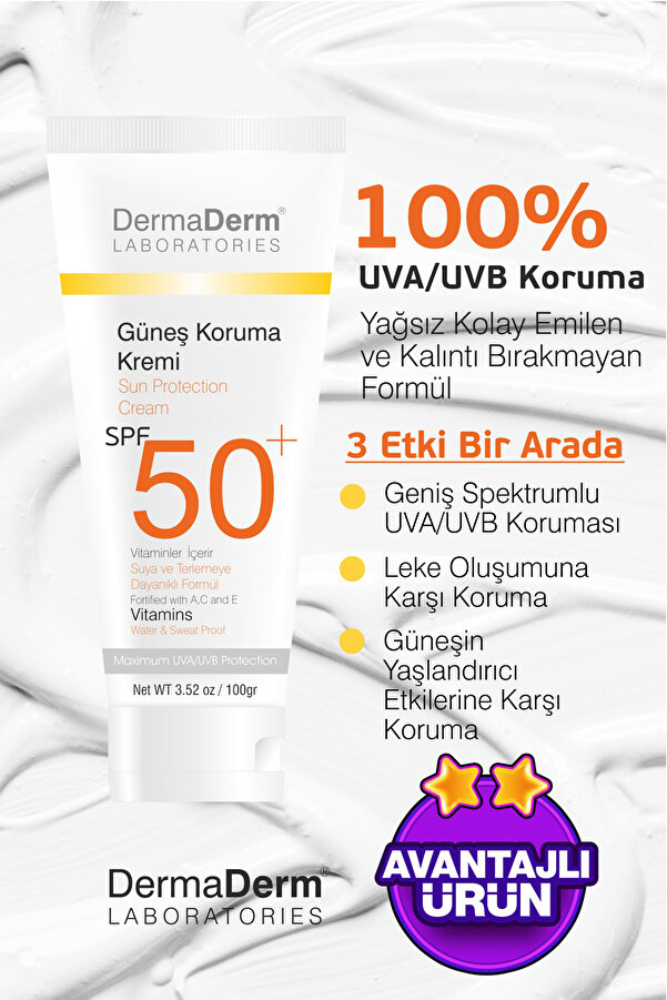 Spf 50 Güneş Koruma Kremi̇ 100 Gr