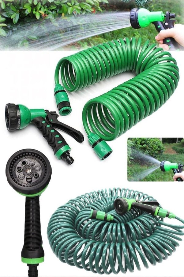 NEWSTORE HOME 30mt Geri Çekilebilir Bobin Sihirli Esnek Bahçe Su Hortumu Araba Hortumu Için Boru Hortum Püskürtme