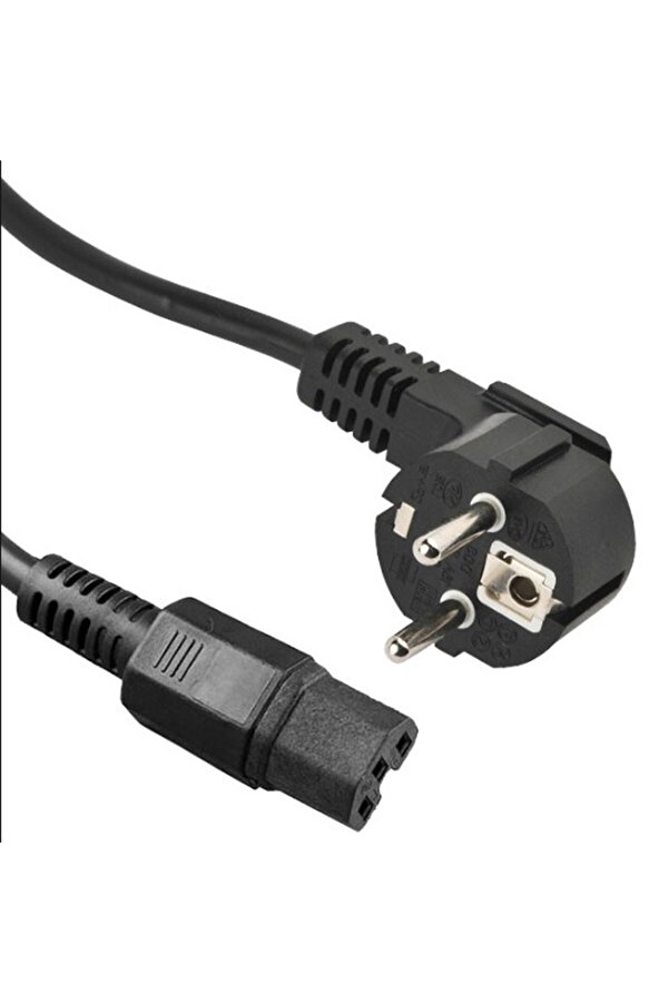 Güç Kablosu, Schuko C15, 1.80 Metre, 10A 250V, H05Vv F0.75*3 Schuko-C15 Power Cable 1.8M,
