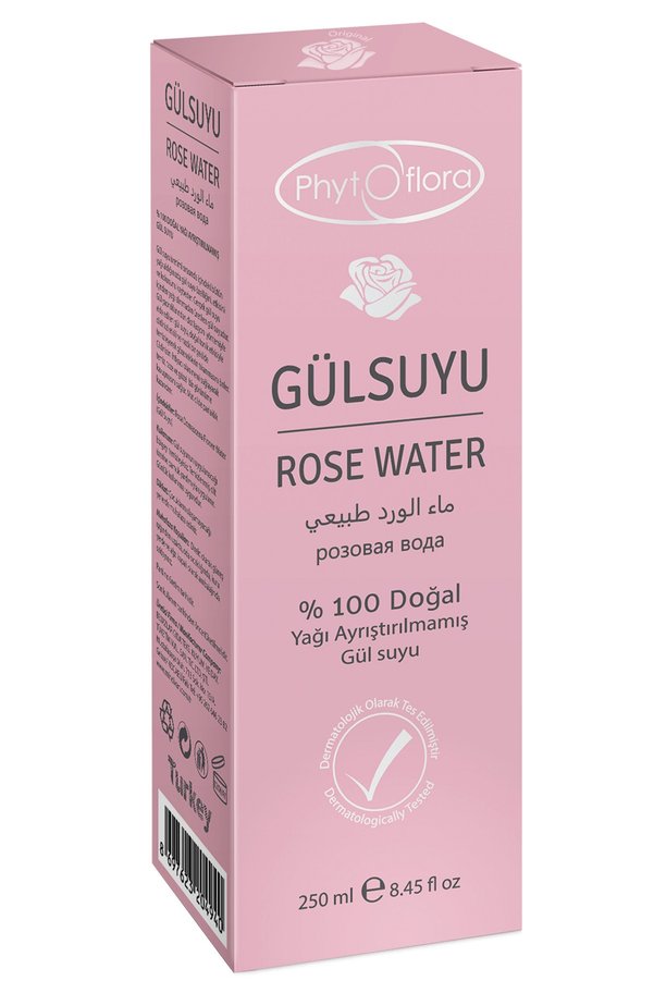 Phyto Flora Gözenek & Cilt Sıkılaştırıcı Gül Suyu Tonik Etkili 250 Ml