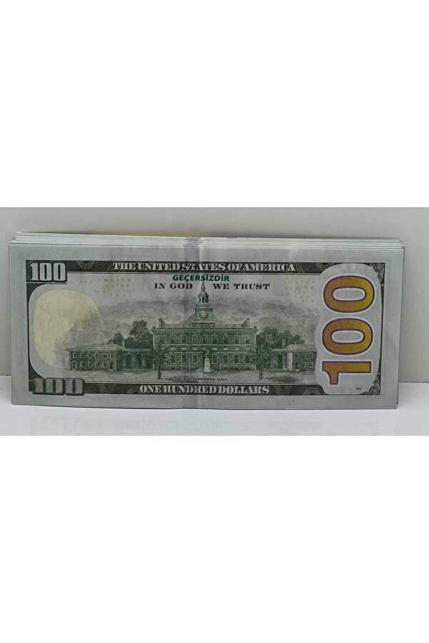 Wonder Man 100 Adet 100 Dolar Geçersiz Sahte Düğün Parası Oyun Parası