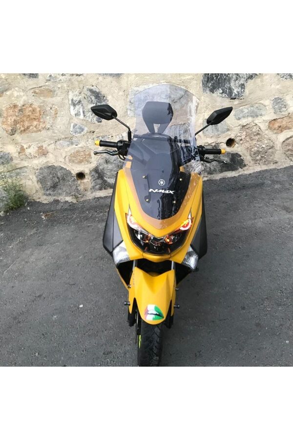 Moto Exclusive Yamaha N Max 125 155 Ön Siperlik Tur Cam Acık Füme 2015/2020