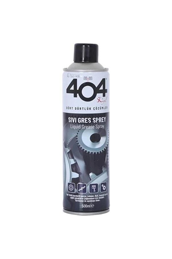 404 Sıvı Gres Yağı Sprey 500 Ml Zi̇nci̇r Yağlayıcı Oto Bi̇si̇klet Motosi̇kletye