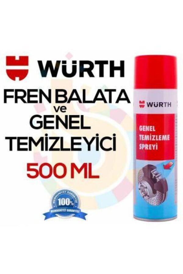 Würth Genel Temizleyici Fren Balata Spreyi 500 Ml X 2 Adetli