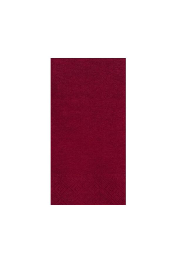 Story 24x33 Cm 2 Katlı 1/6 Katlama 20'li Mürdüm Bordo Renkli Kağıt Peçete
