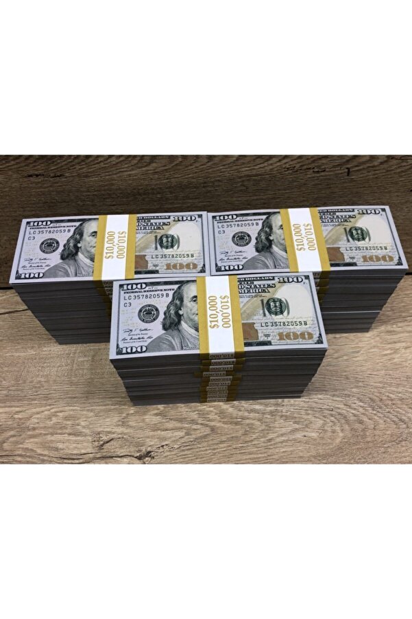 Antverm Muhteşem Görünümlü Çil Çil Amerikan Dolarları 30 Deste 100 Dolar