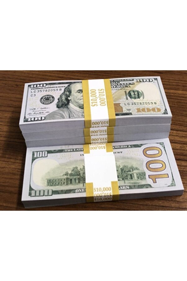 Antverm Geçersiz Para Üç Deste Yüz Dolar.