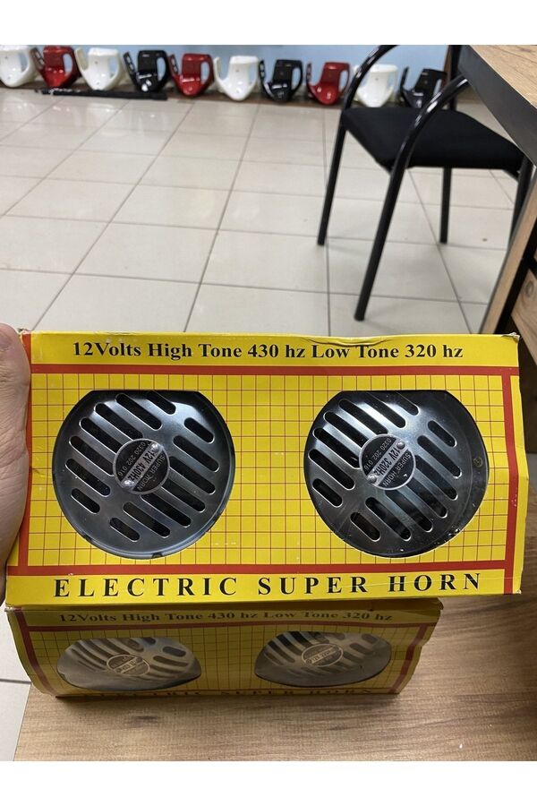 Carub Hella Tip Korna Super Ton Nikelajlı Krom Korna 12v