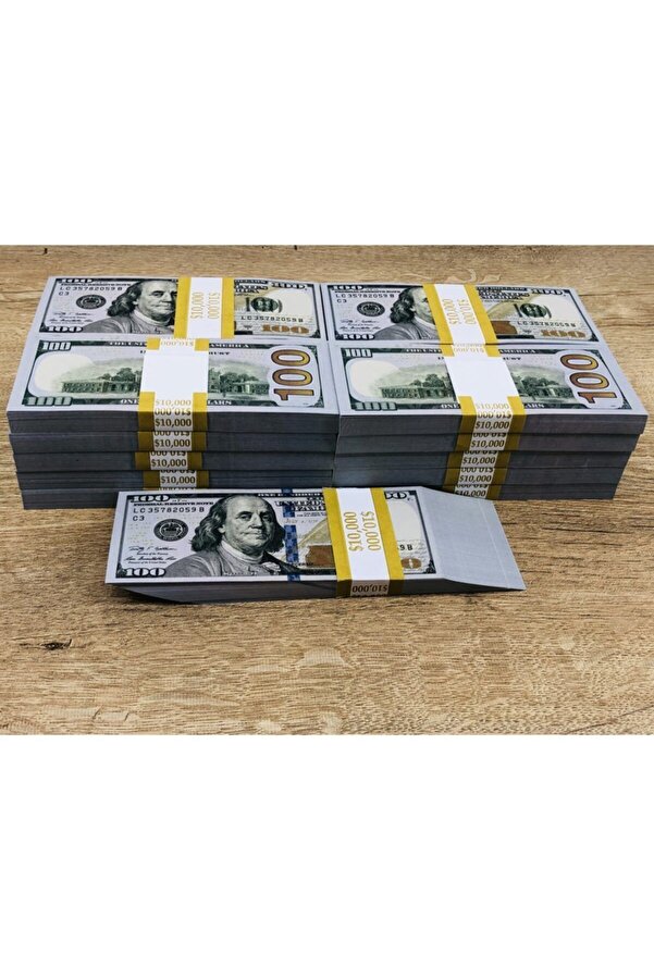 Antverm Muhteşem Görünümlü Çil Çil Amerikan Dolarları 30 Deste 100 Dolar