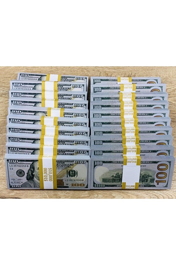 Antverm Muhteşem Görünümlü Çil Çil Amerikan Dolarları 30 Deste 100 Dolar