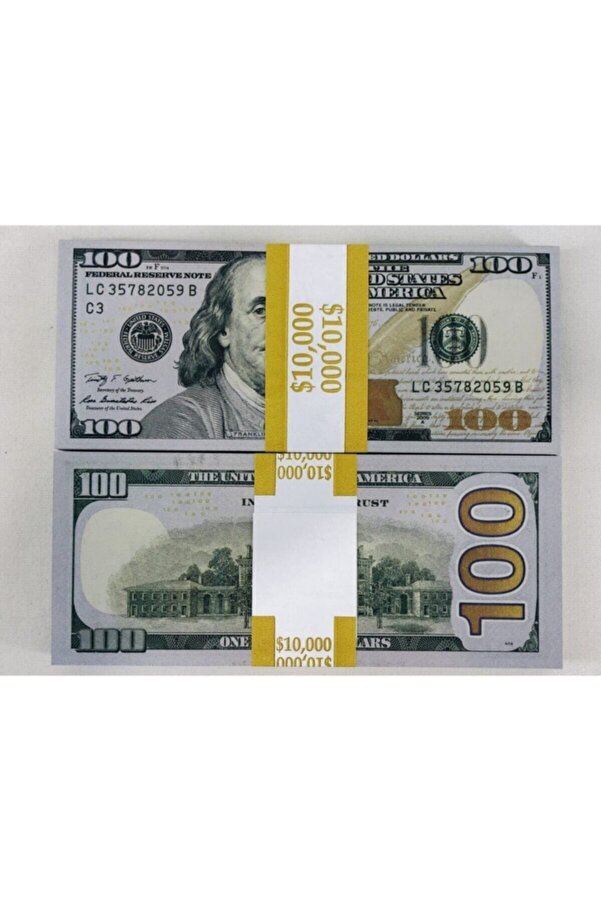 Antverm Geçersiz Para Üç Deste Yüz Dolar.
