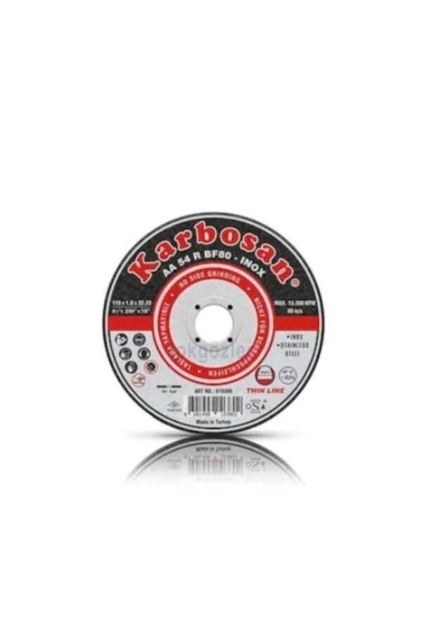 Karbosan Inox 115X1 Taş ( 1 Kutu 25 Adet )