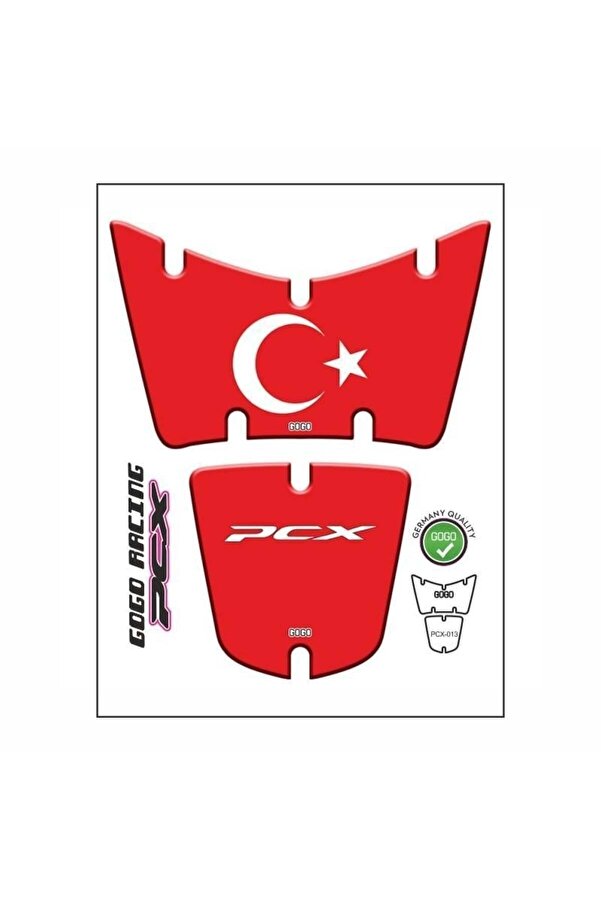 Gogopremi̇um Honda Pcx 2014 - 2017 Uyumlu Tank Pad 022