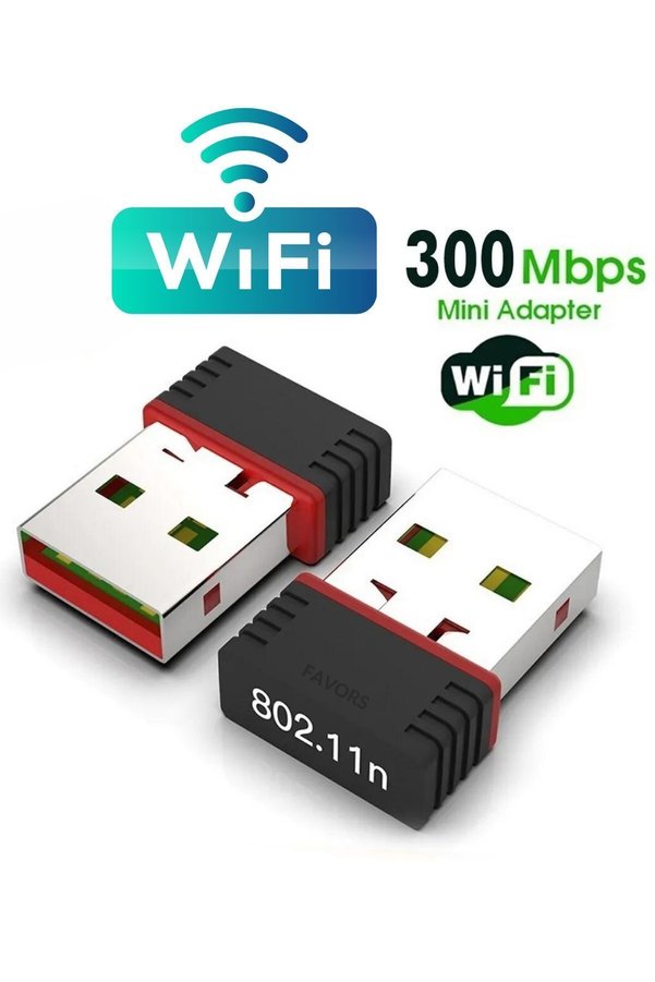 Favors Usb Wifi Adaptörü Kablosuz Wifi İnternet Alıcı Ağ Kartı Masaüstü Bilgisayar Pc 300 Mbps 802.11n