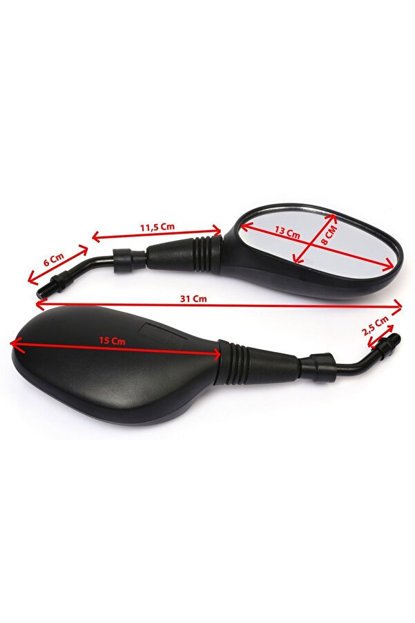 Motoayna Knt Motosi̇klet Ayna 10 Mm Cub Mondi̇al Rks Asya Araro Kuba Yuki̇ Li̇fan.