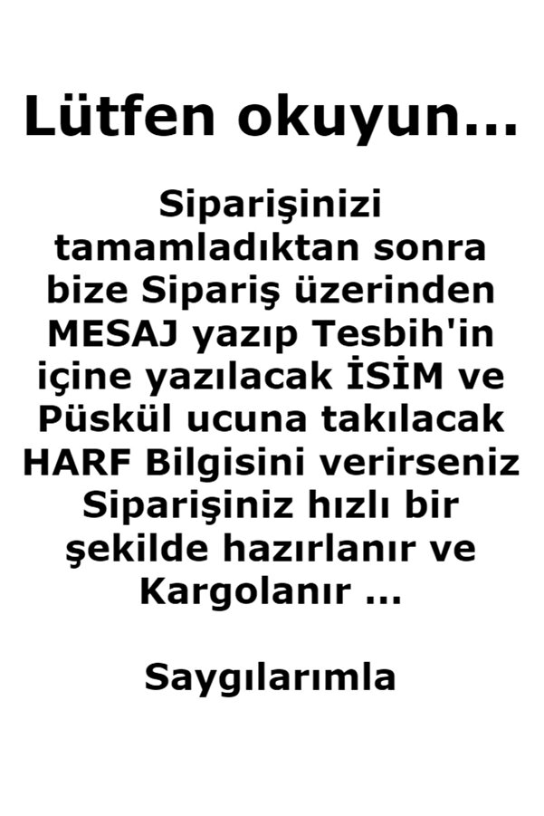 Tesbi̇h Sakarya Ki̇şi̇ye Özel Isi̇mli̇ - Kaplan Gözü Tesbi̇h - Püskül Ucu Harfli̇ - Ahşap Kutulu
