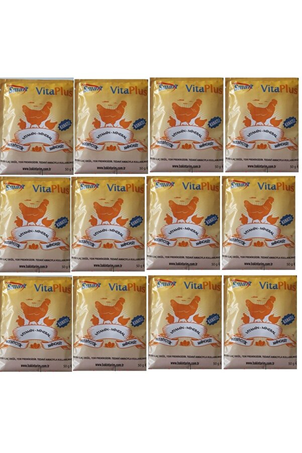 Bakın Tarım Smart Vi̇ta Plus 50 Gr (Vi̇tami̇n Mi̇neral Ami̇noasi̇t Ve Prebi̇yoti̇k Içeri̇r)