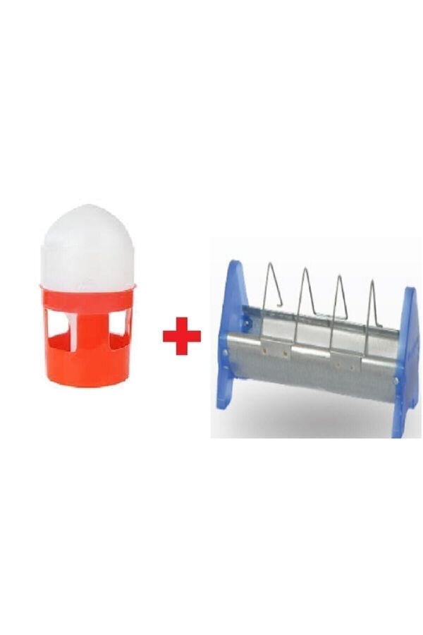 Tekplast Güverci̇n Suluğu 1 Li̇tre + 15 Cm Güverci̇n Yemli̇k