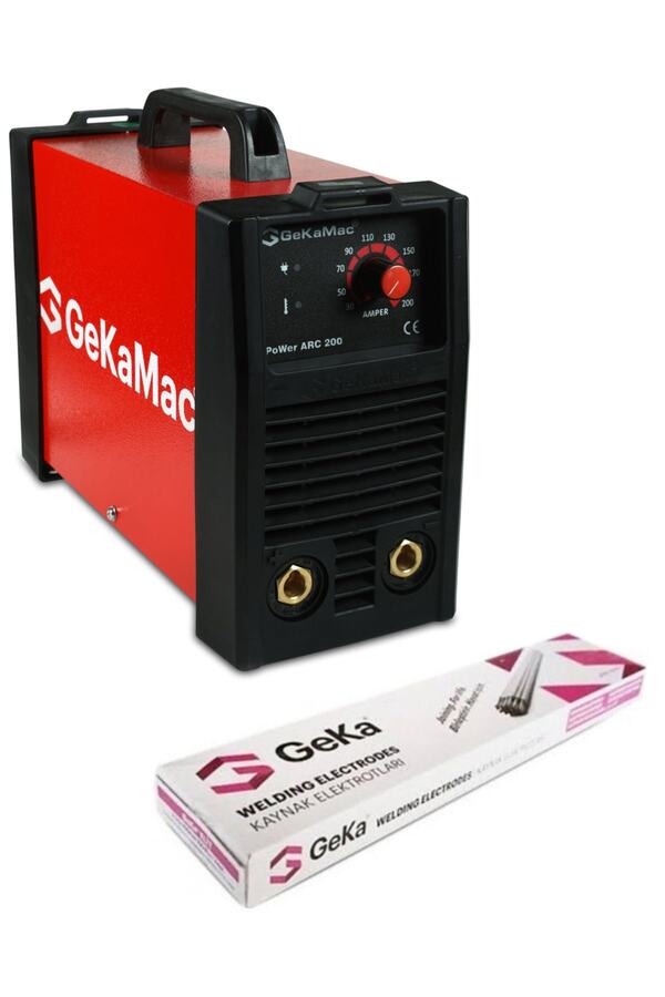 GeKaMac Power Arc 200 Lt Pro + 1 Paket 2.5mm Geka Elit Elektrot