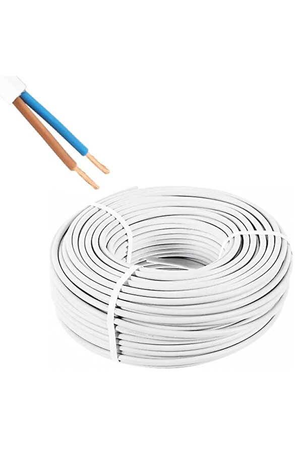 Go İthalat Samah Kablo H05Vv-F Ttr 2X2.5Mm Kablo 100Mt (4130)