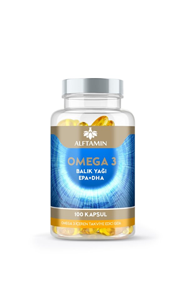 Alftamın Omega 3 Balık Yağı 100 Kapsül Epa+Dpa