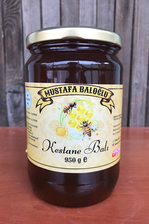 Mustafa Baloğlu Bal Ürünleri̇ Karadeni̇z Kestane Balı (Organi̇k) 950 Gr