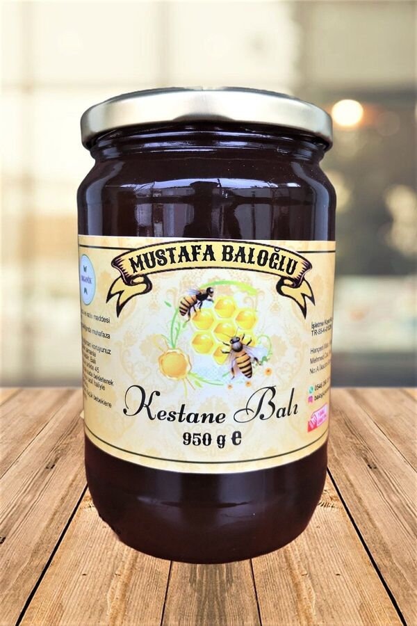 Mustafa Baloğlu Bal Ürünleri̇ Karadeni̇z Kestane Balı (Organi̇k) 950 Gr