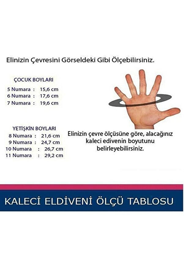 Tryon Beyaz Ki̇dz Neon Beyaz Çocuk Kaleci̇ Eldi̇veni̇