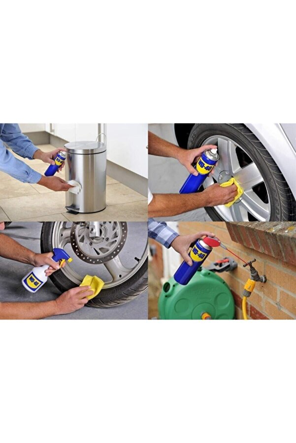Wd-40 Çok Amaçlı Sıvı, Yağ Çözücü, Pas Sökücü, Temi̇zleyi̇ci̇ Ve Koruyucu, 400Ml X 2 Adet