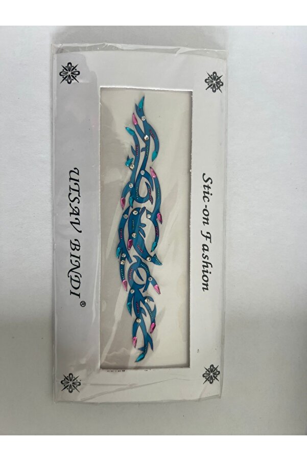 Ai̇rbrush Tattoo Taşlı Yapıştırma Dövme 3 Adet Bi̇rden Set5