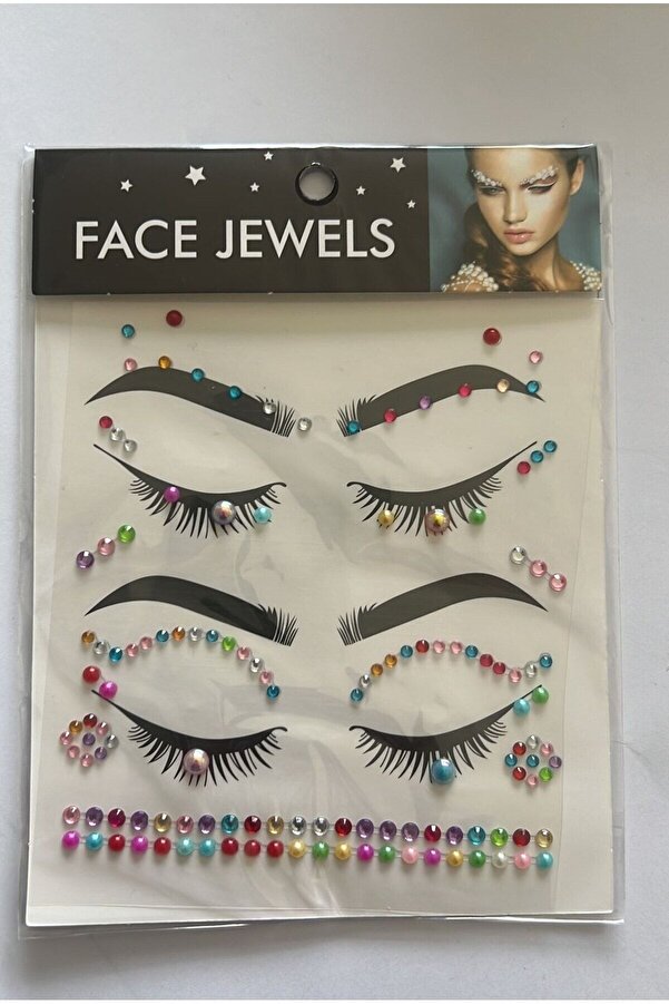 Ai̇rbrush Tattoo Face Gems Yüz Süsleme Taşı Vücut Kri̇stali̇ Model 20