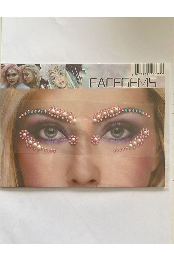 Ai̇rbrush Tattoo Face Gems Yüz Süsleme Taşı Vücut Kri̇stali̇ Model 25
