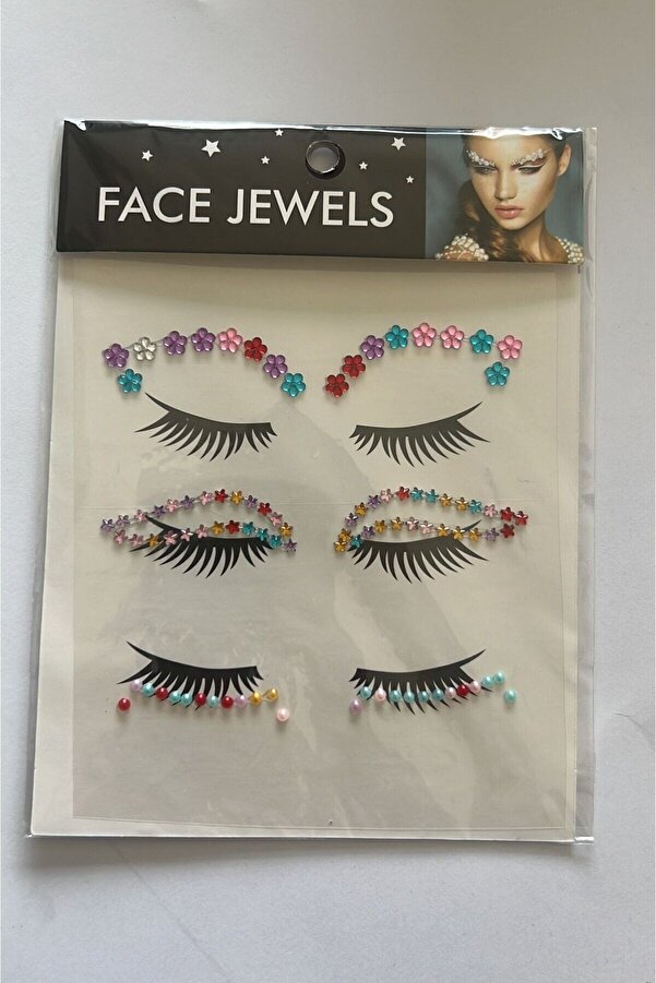 Ai̇rbrush Tattoo Face Gems Yüz Süsleme Taşı Vücut Kri̇stali̇ Model 23