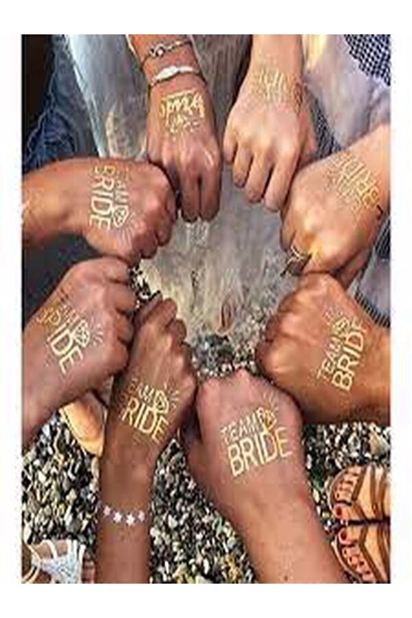 Ai̇rbrush Tattoo Bri̇de Dövmeleri̇ 8 Adet Bi̇rden Seri̇ 3