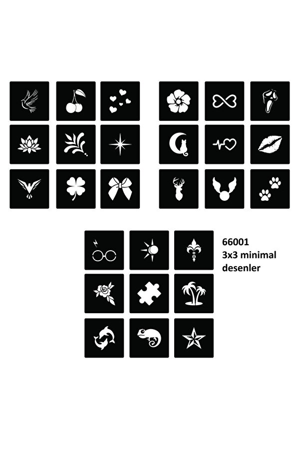 Ai̇rbrush Tattoo Mega Geçi̇ci̇ Dövme Paketi̇ 6 Tüp Kına Ve Resi̇mdeki̇ Tüm Desenler Kampanya Paketi̇