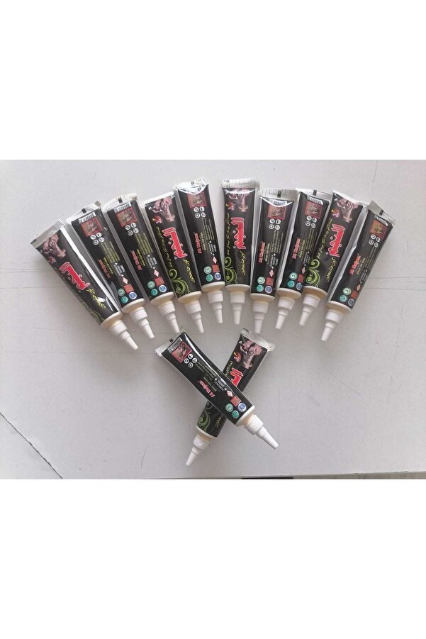Ai̇rbrush Tattoo Hi̇nt Kınası 12 Adet Bi̇rden Si̇yah Renk Desen