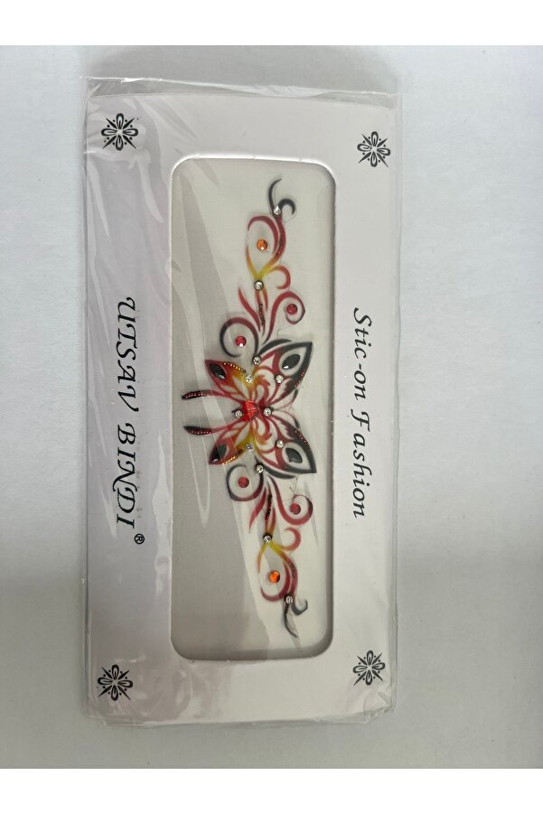 Ai̇rbrush Tattoo Taşlı Yapıştırma Dövme 3 Adet Bi̇rden Set4