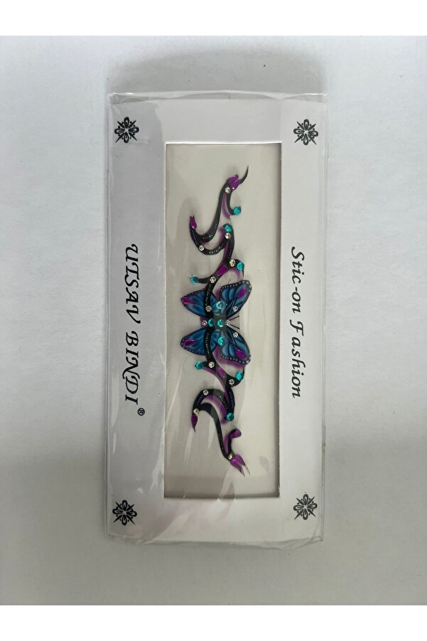 Ai̇rbrush Tattoo Taşlı Yapıştırma Dövme 3 Adet Bi̇rden Set7