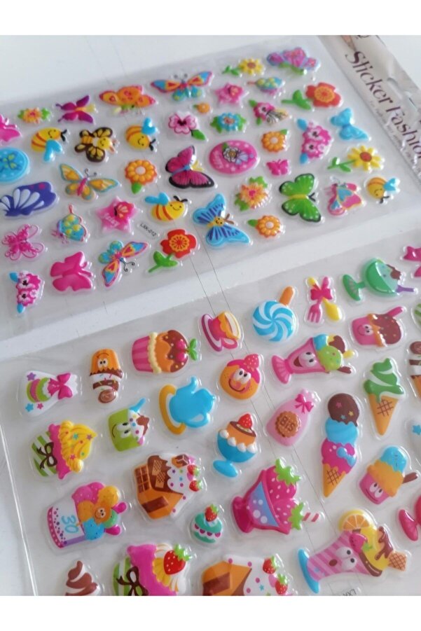 Ai̇rbrush Tattoo Çocuk Oyun Sti̇cker Çıkarma Seti̇ Balık Ve Hamburger