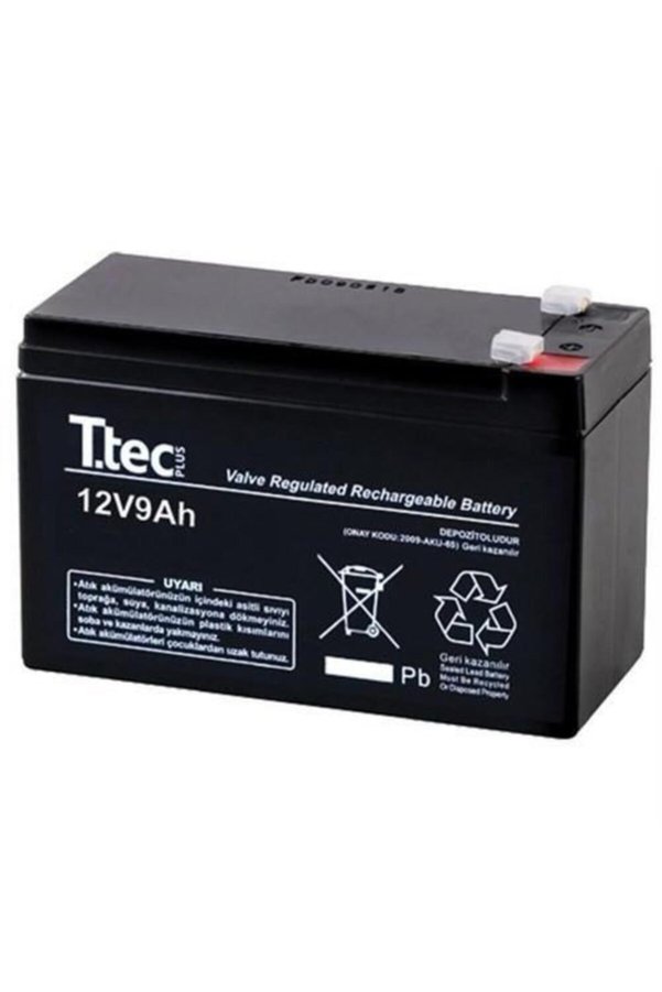 Ttec 12 Volt 9a Akü -12v 9 Ah Bakımsız Kuru Akü
